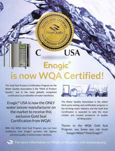 wqa enagic kangen water certification