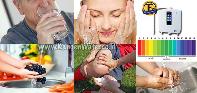 5 jenis air kangen water berbagai pH