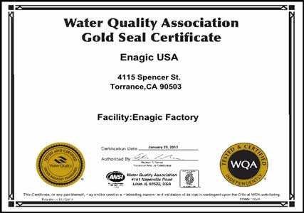 sertifikasi wqa kangen water