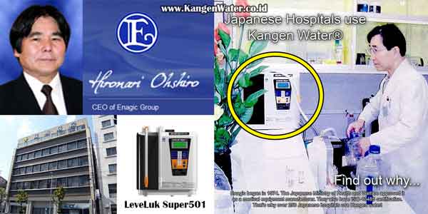 rumah sakit jepang menggunakan kangen water