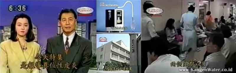 tv jepang memberitakan mengenai kangen water